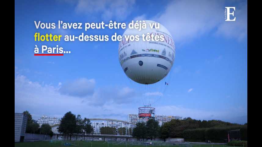 Illustration pour la vidéo CO2, ozone et particules fines : vu du ballon de Paris, tout n'est pas si gris