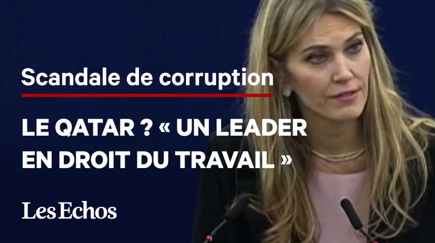 Illustration pour la vidéo Quand la vice-présidente du Parlement européen vantait le Qatar, « leader en droit du travail »