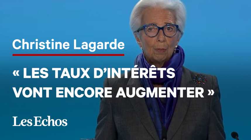 Illustration pour la vidéo La BCE ralentit la cadence mais reste déterminée poursuivre ses hausses de taux