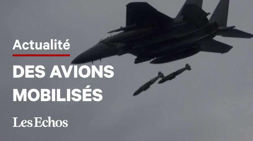 Illustration pour la vidéo Des exercices militaires menés par la Corée du Sud et les Etats-Unis après le lancement nord-coréen