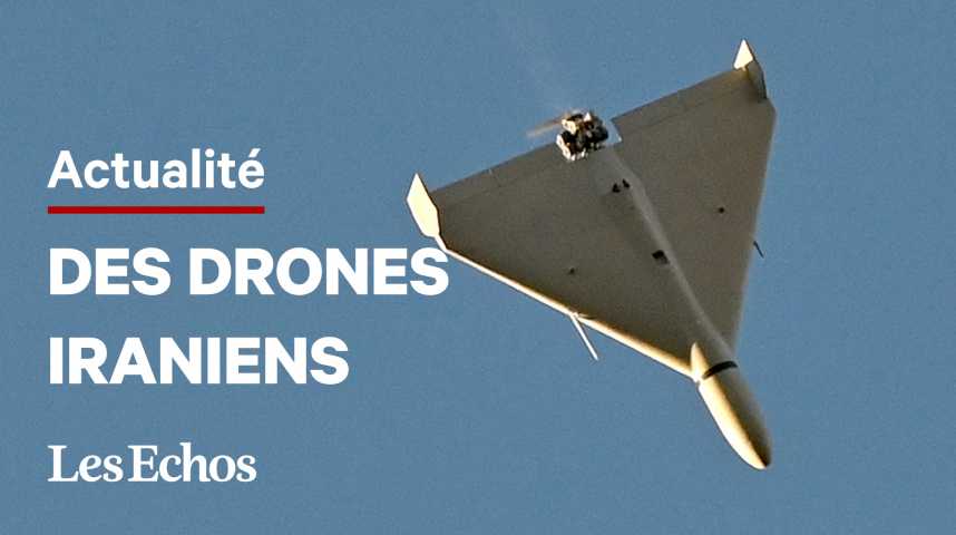 Illustration pour la vidéo 3 questions pour comprendre les drones iraniens utilisés par la Russie en Ukraine