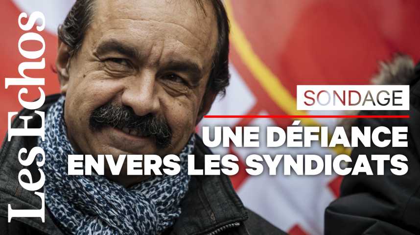 Illustration pour la vidéo 46% Français n’ont pas confiance dans les syndicats