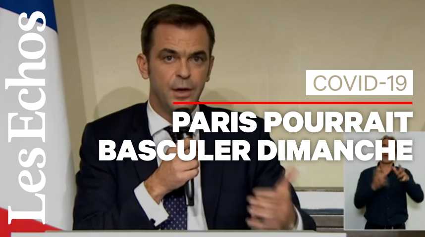 Illustration pour la vidéo Covid-19 : Paris pourrait être placée en zone d'alerte maximale dès lundi