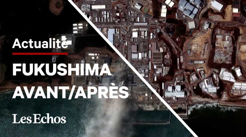 Illustration pour la vidéo Vu du ciel, l’impact du tsunami de 2011 au Japon est toujours là