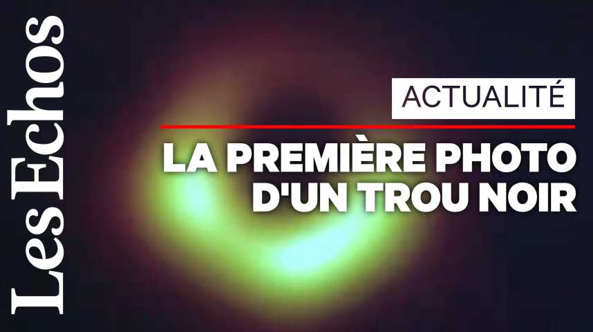 Illustration pour la vidéo On sait enfin à quoi ressemblent les trous noirs