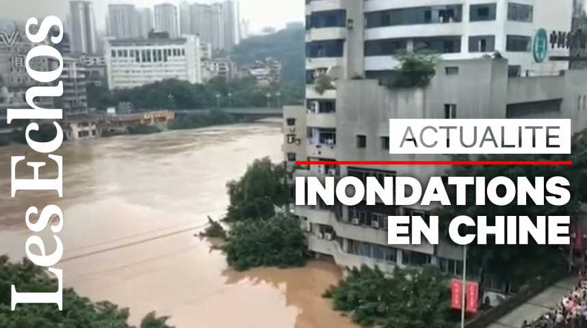 Illustration pour la vidéo Des pluies torrentielles dans le sud de la Chine
