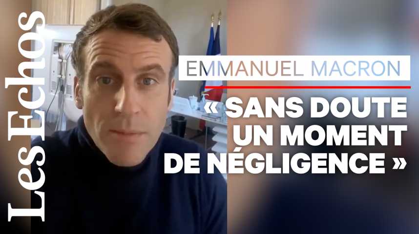 Illustration pour la vidéo « Je vais bien », affirme Emmanuel Macron dans une vidéo 