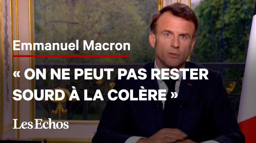 Illustration pour la vidéo Travail, justice, progrès : que faut-il retenir de l’allocution d’Emmanuel Macron ?