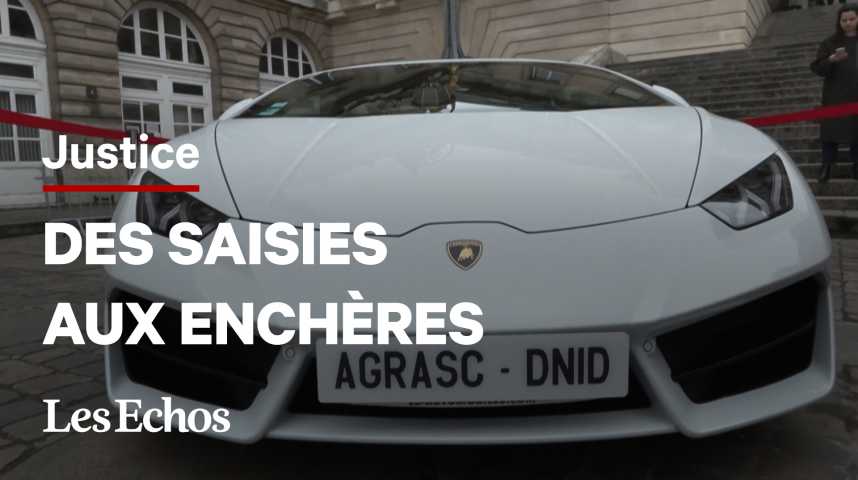 Illustration pour la vidéo Voitures, aspirateurs… Des biens saisis à des trafiquants de drogues vendus aux enchères