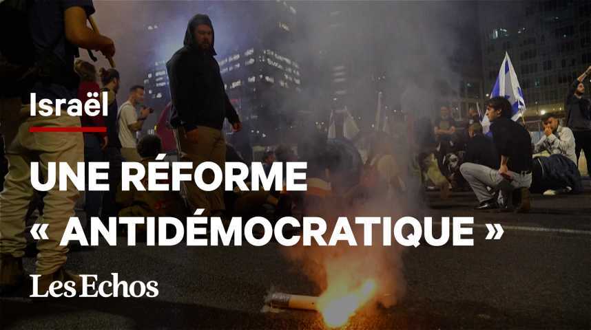 Illustration pour la vidéo Pourquoi Israël se mobilise contre la réforme du système judiciaire ?