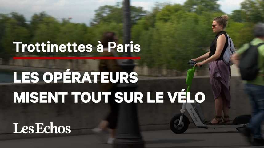 Illustration pour la vidéo Après le retrait des trottinettes en libre-service à Paris, les opérateurs misent tout sur les vélos