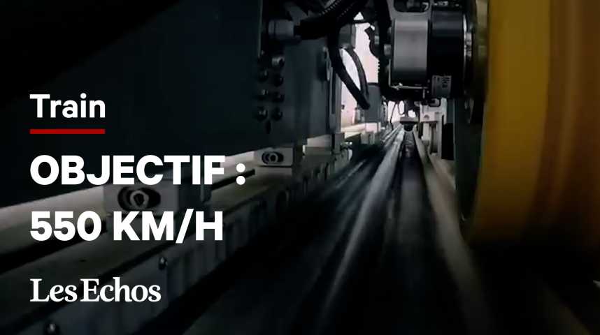 Illustration pour la vidéo Un train à lévitation magnétique réussit ses premier essais en Pologne 