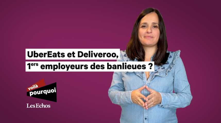 Illustration pour la vidéo Les quartiers populaires, un eldorado pour Uber Eats et Deliveroo ?